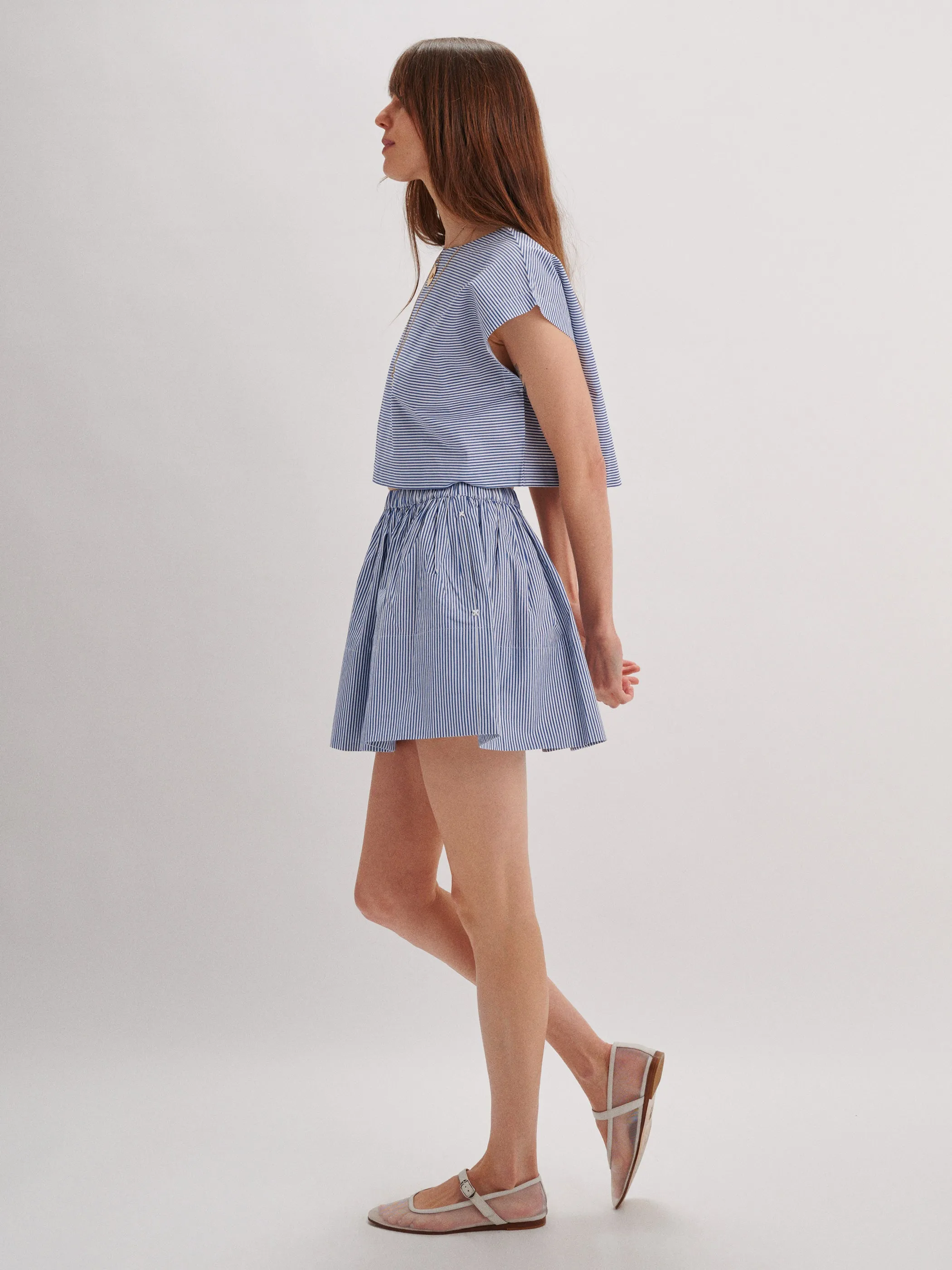 The Fousta Skirt in Cotton Poplin