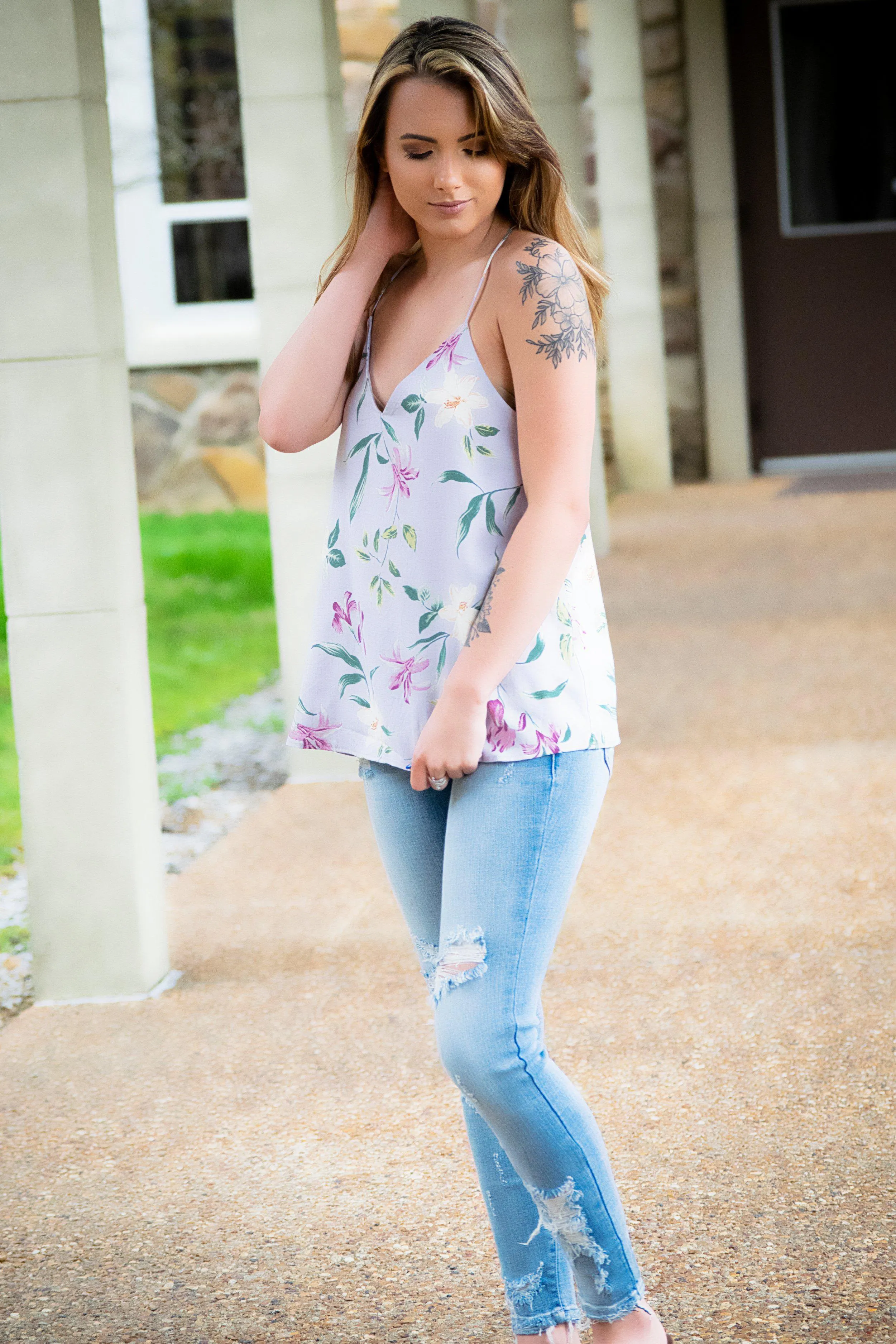 The Lillian Tank- Lilac