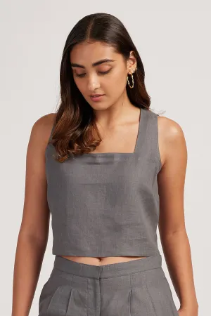 The Linen Crop Tank