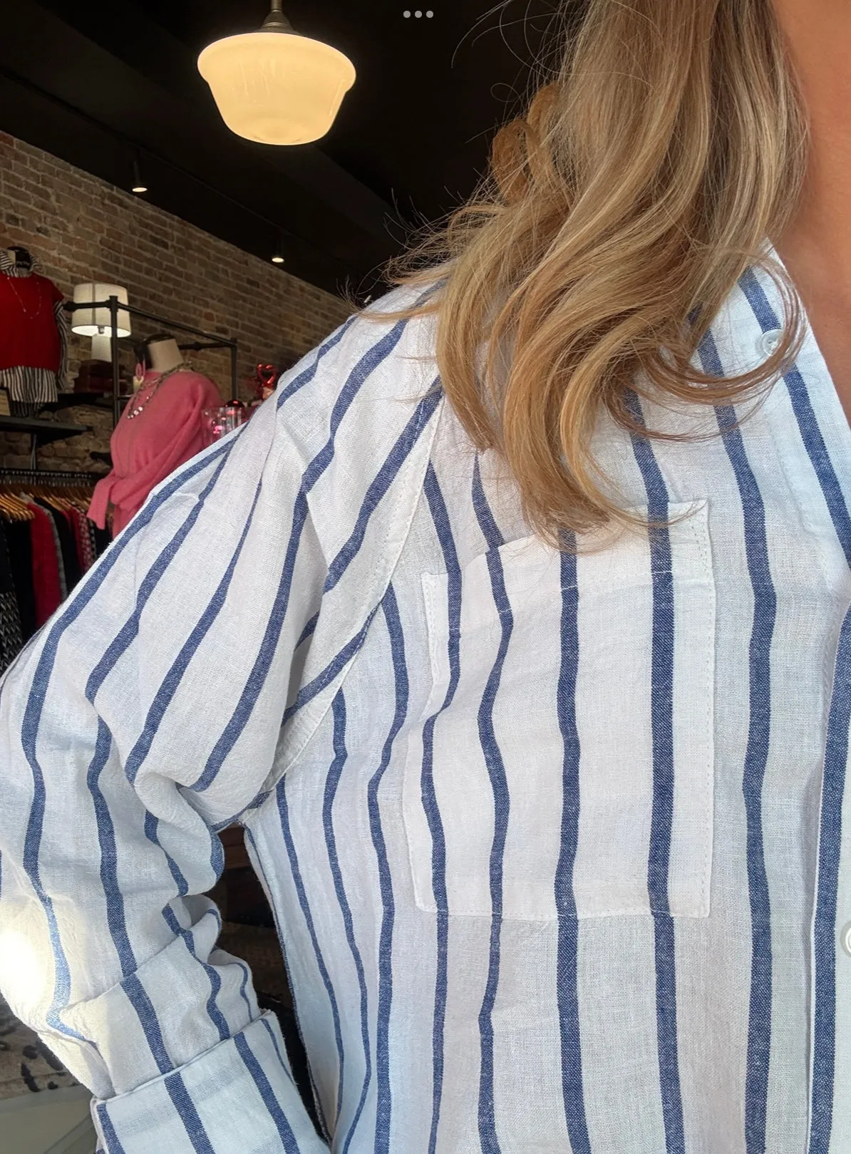 The Perfect Line Top Palace Blue