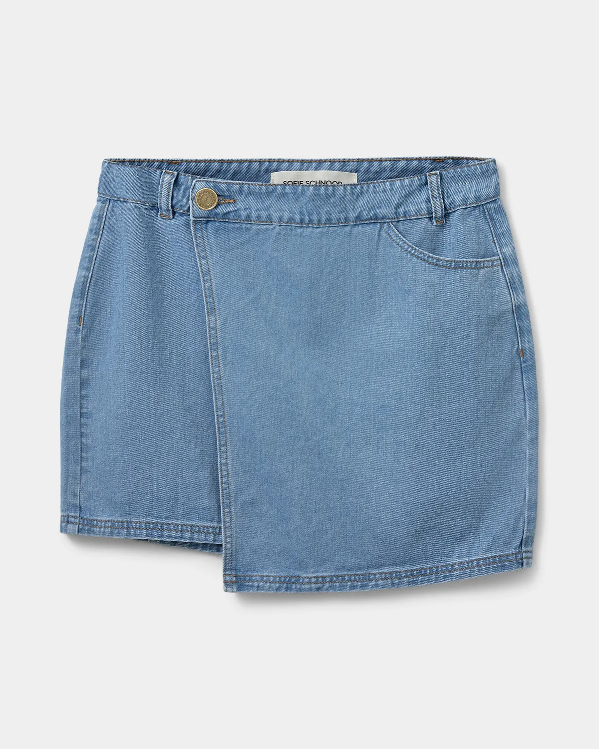 THINASW SKIRT - Denim blue