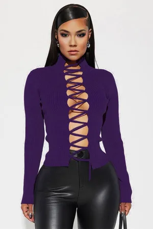 TI0279 Lace Down Fitted Shirt