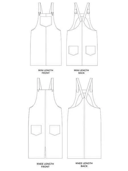 Tilly and the Buttons - Cleo Pinafore & Dungaree Dress