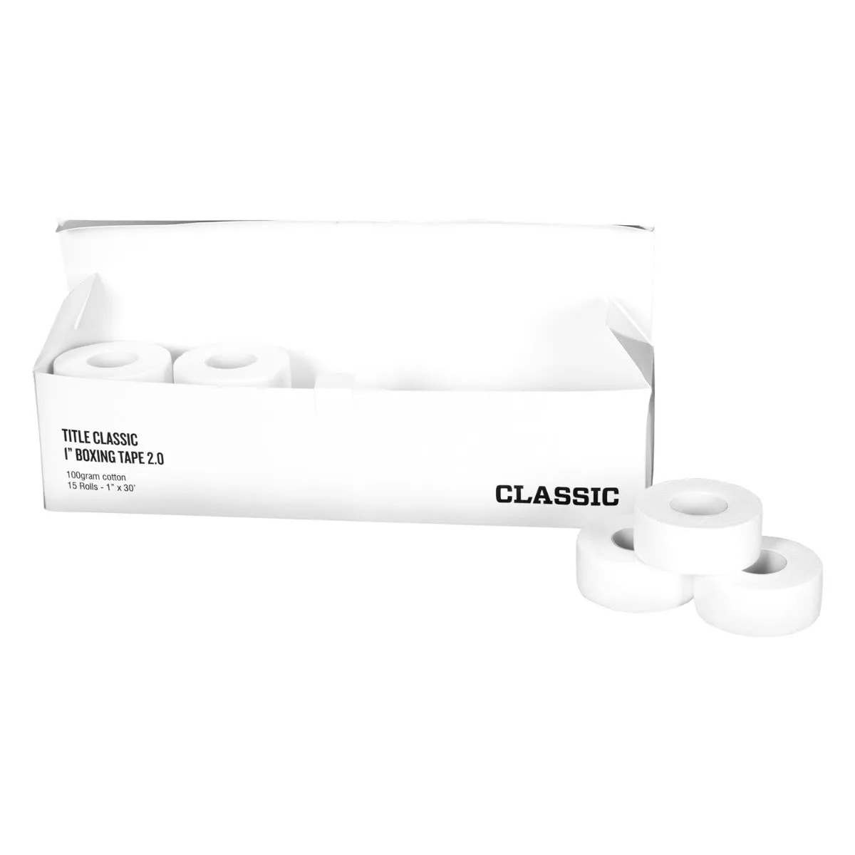 TITLE Classic 1-inch Boxing Tape 2.0 (15 Rolls)