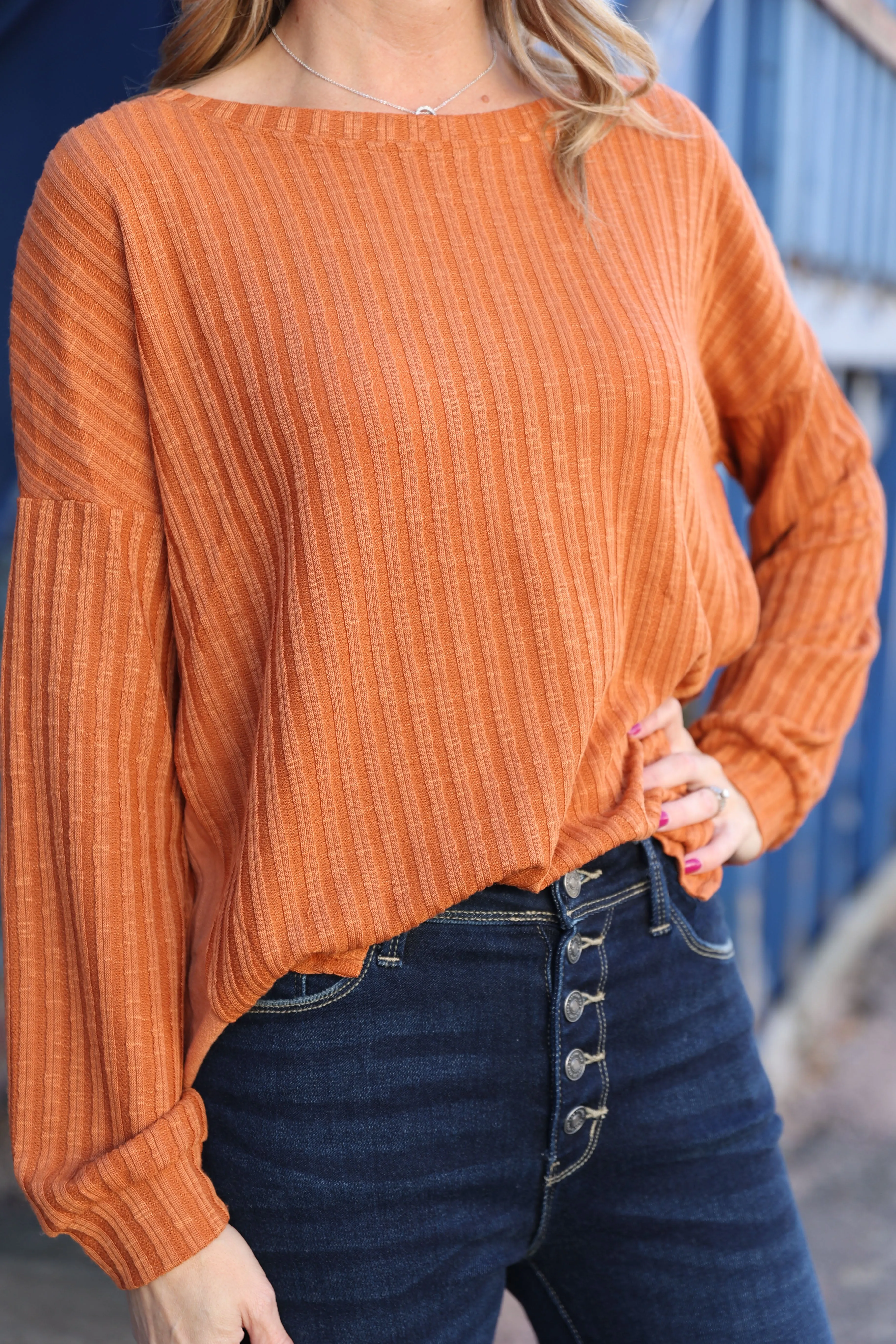 Top In Sunset Orange