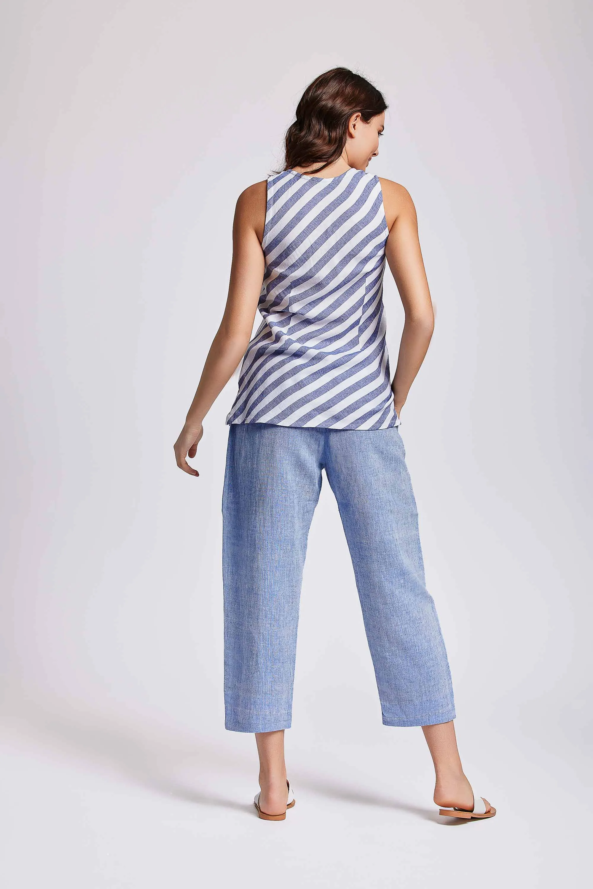 Top smanicato Clara