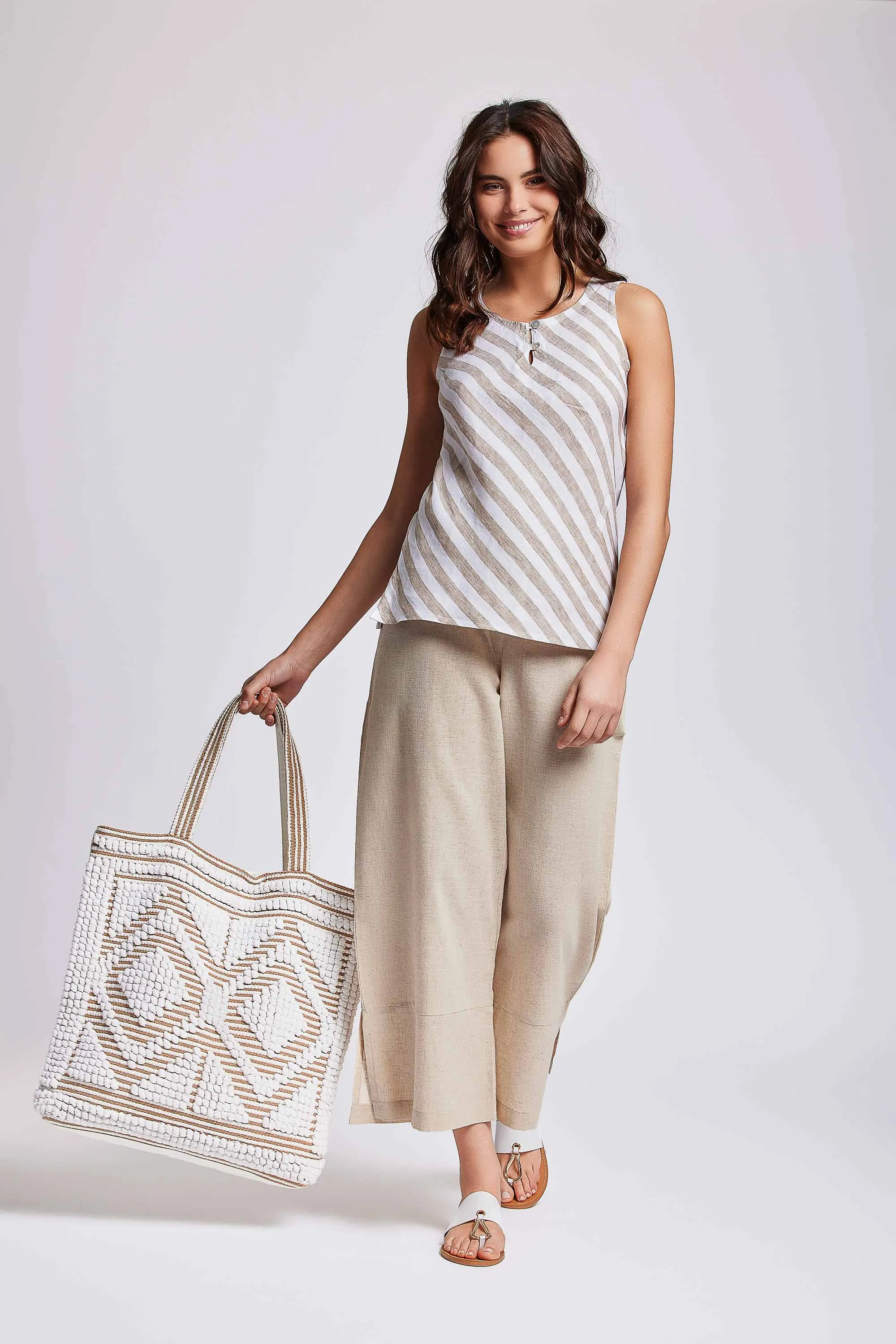 Top smanicato Clara