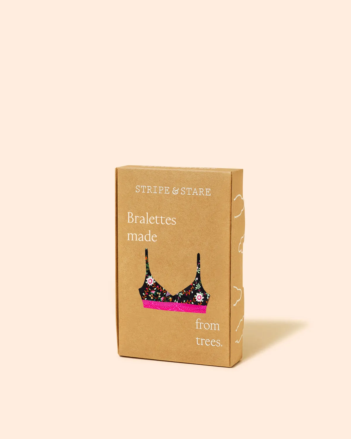 Triangle Lace Bra - Winter Garden