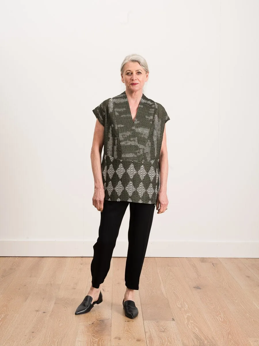 tribal gauze leah top
