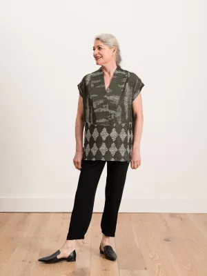 tribal gauze leah top