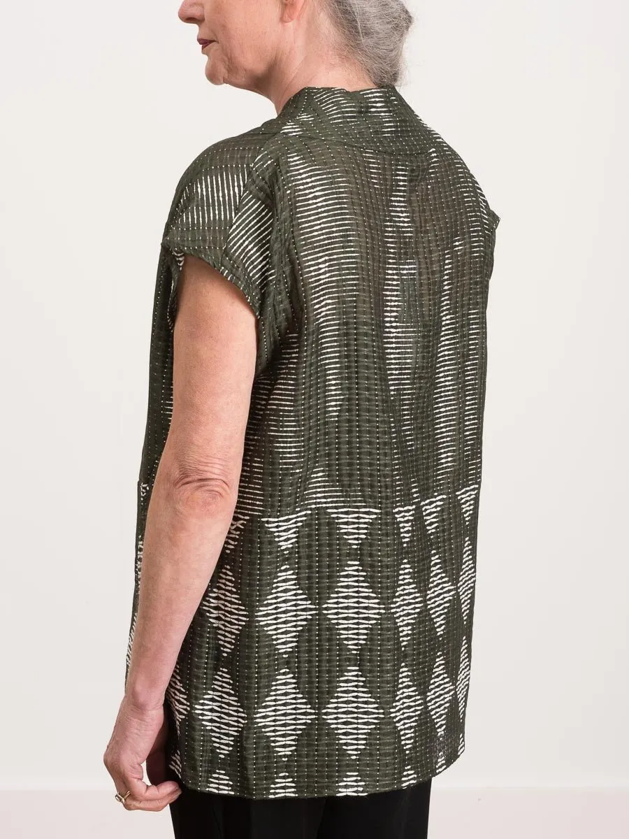 tribal gauze leah top