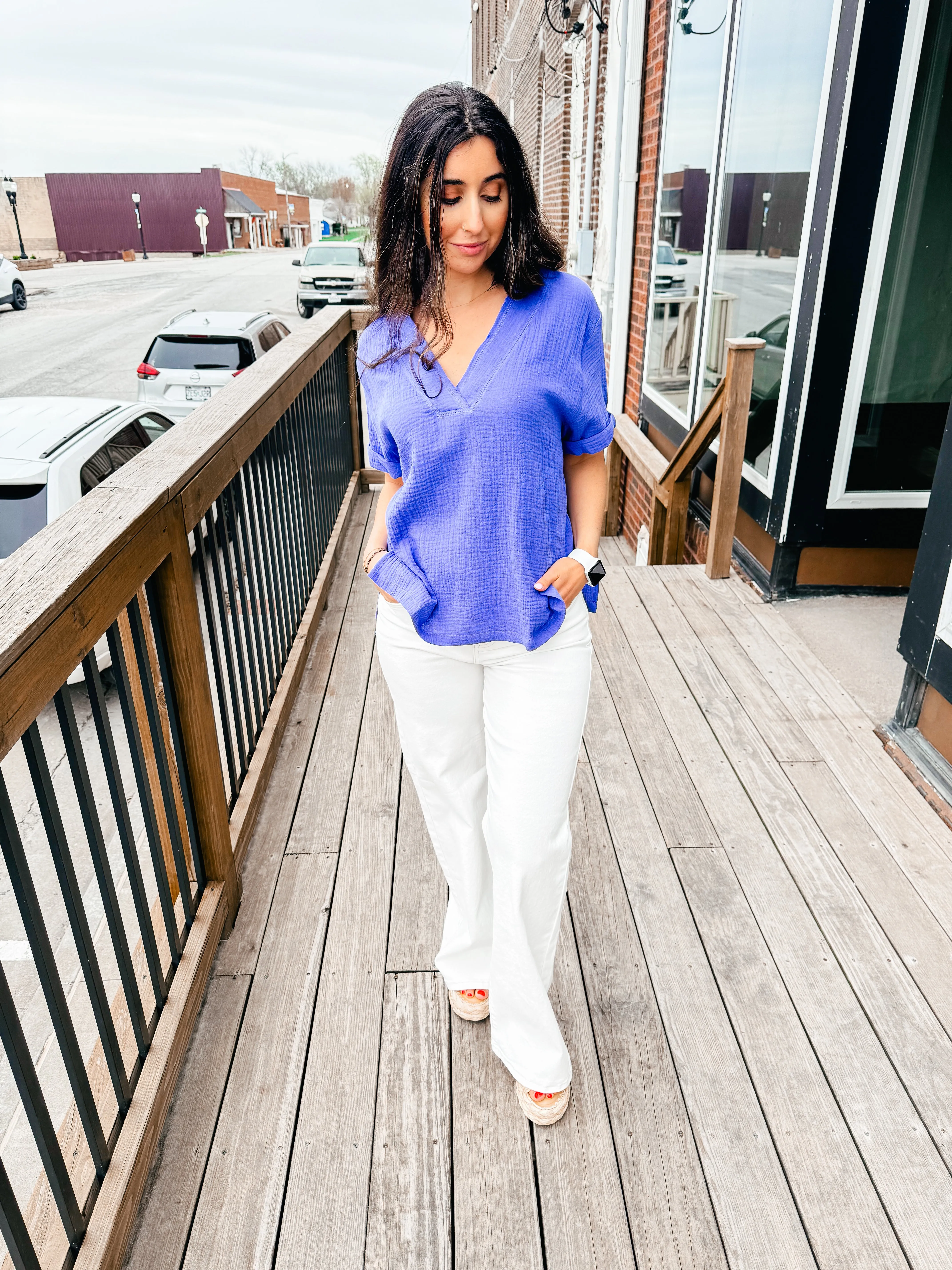 Trudie Vneck Top