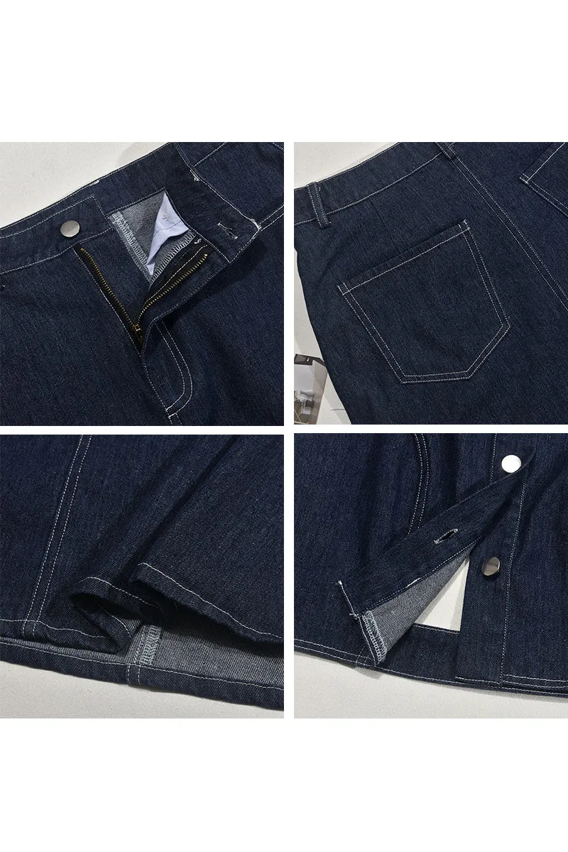 UM0405 Denim Tank and Skirt Set