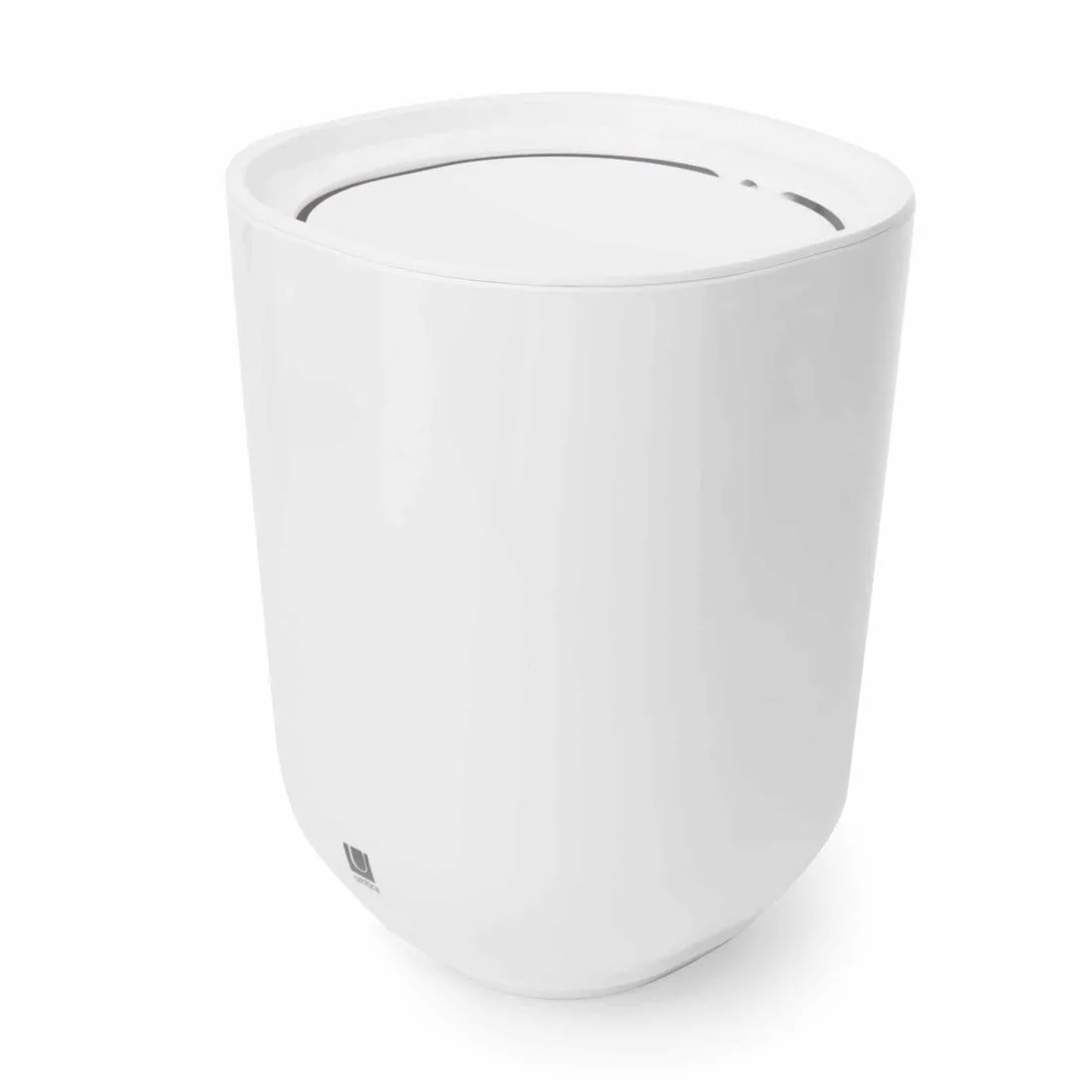 Umbra Step Waste Can With Lid White UMB023840660