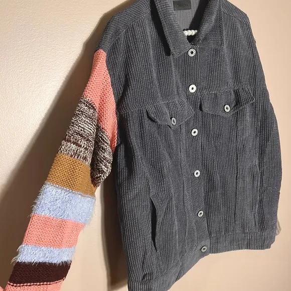 Umgee Sweater Sleeve Jacket