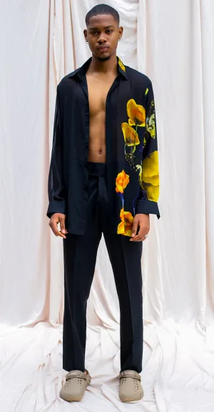 Unprejudiced Black Chiffon shirt