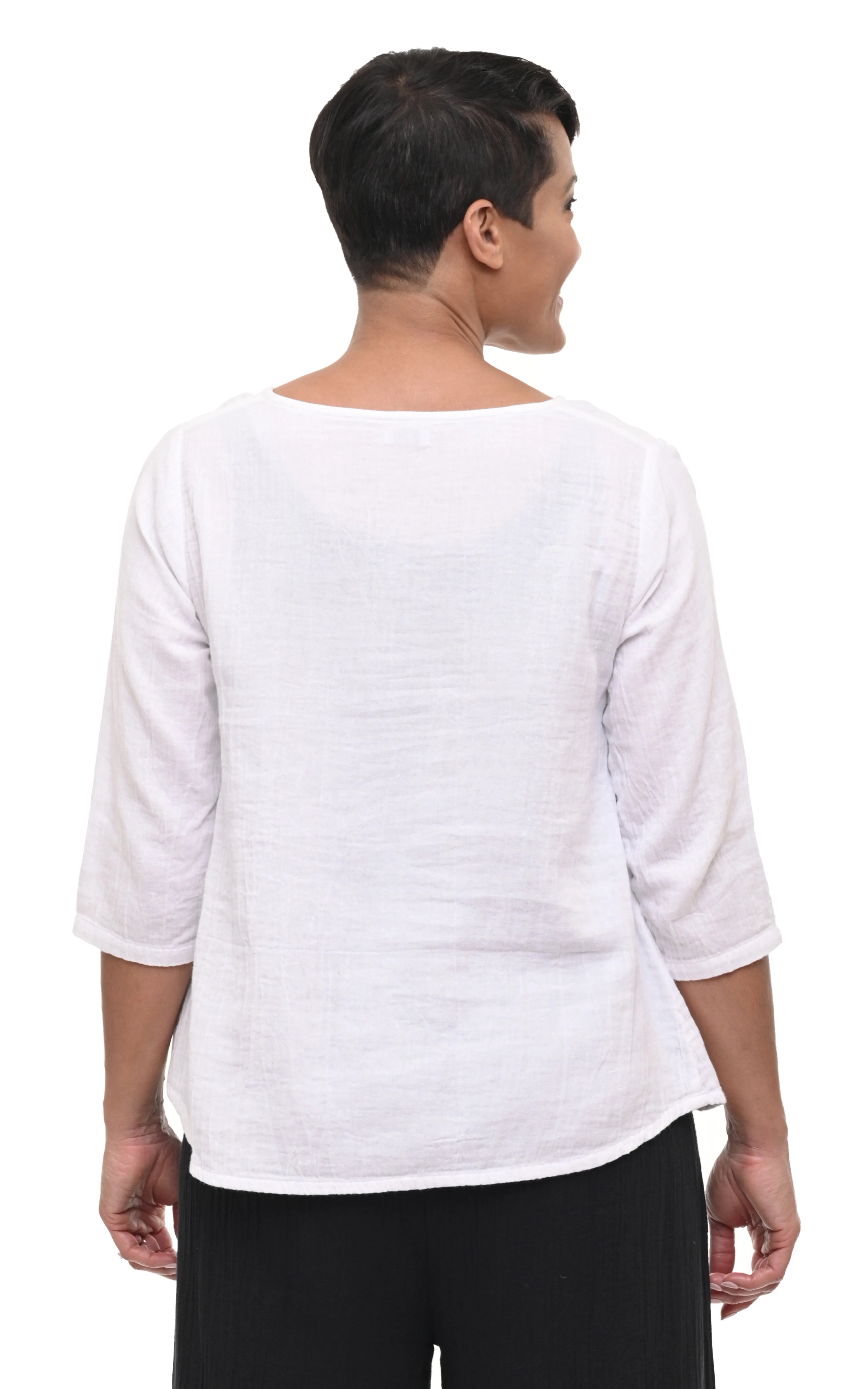VCG365 Olga Top in White