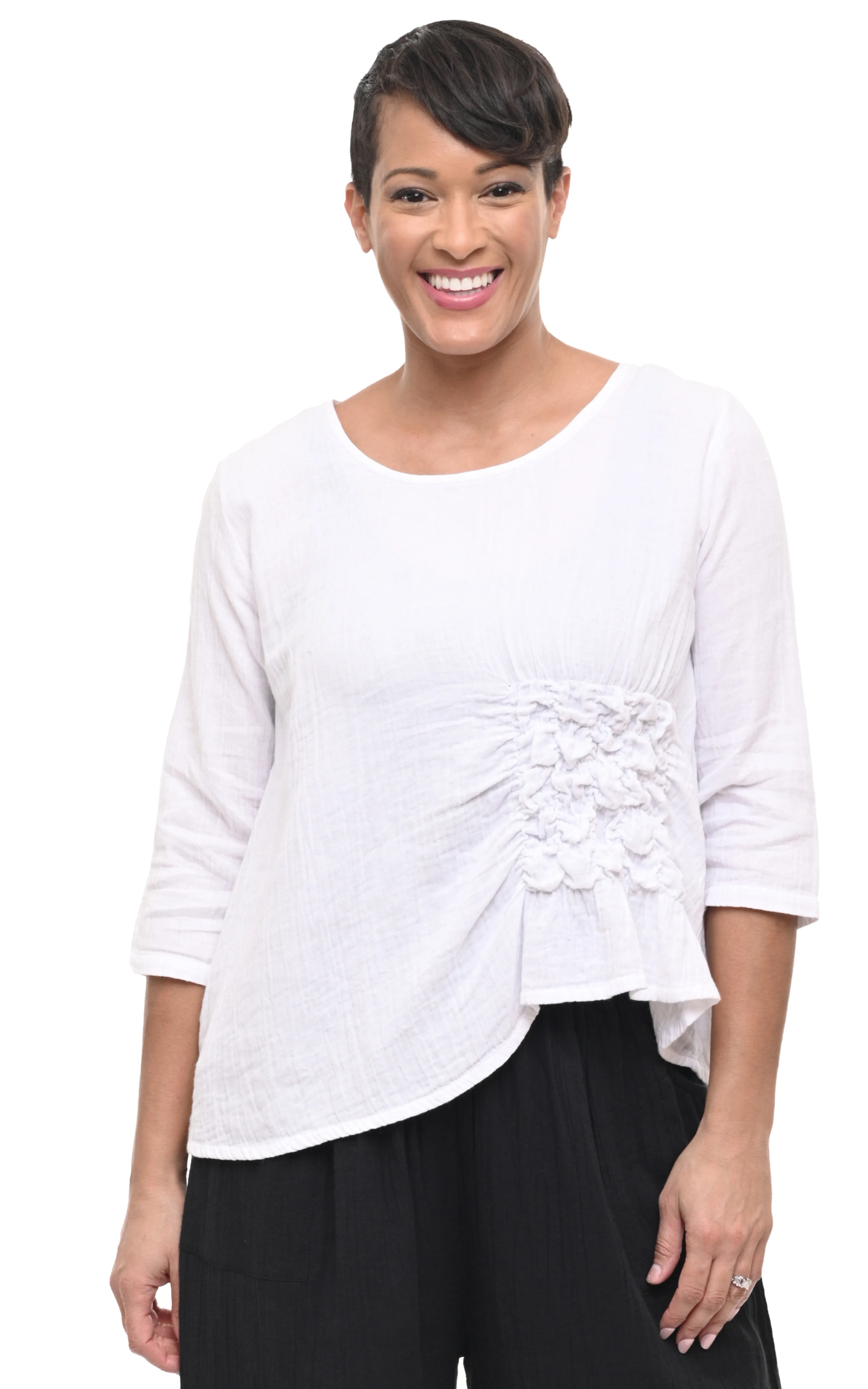 VCG365 Olga Top in White