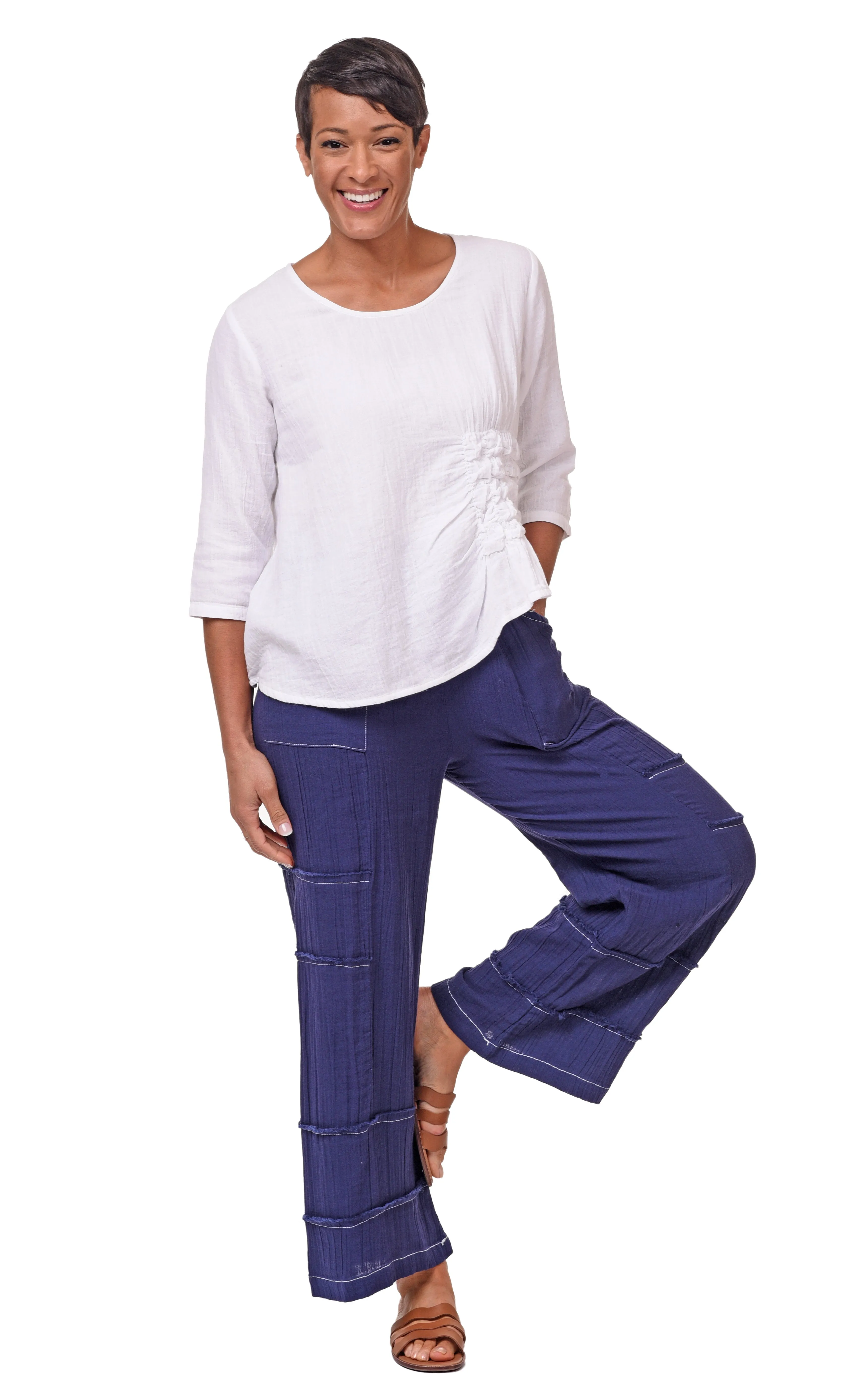 VCG365 Olga Top in White
