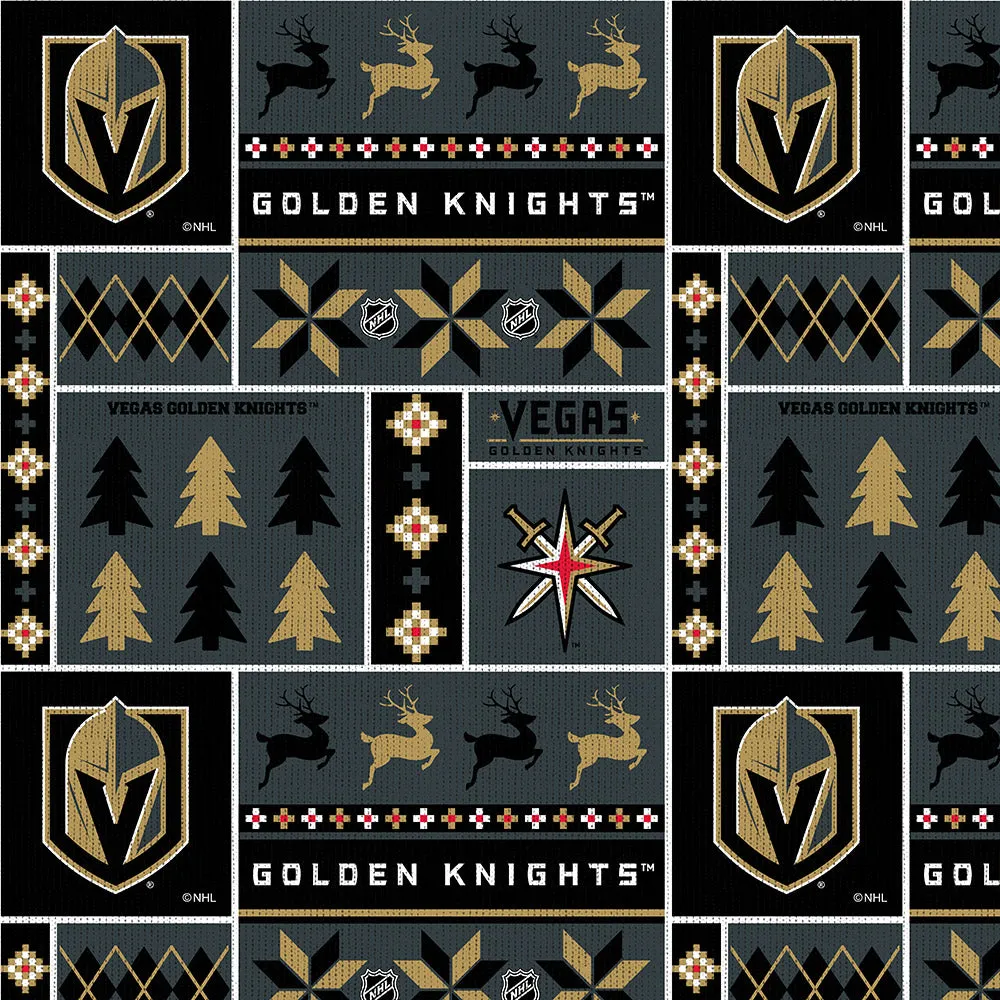 VEGAS GOLDEN KNIGHTS-Holiday Sweater Fleece-100% Polyester-1182KNI