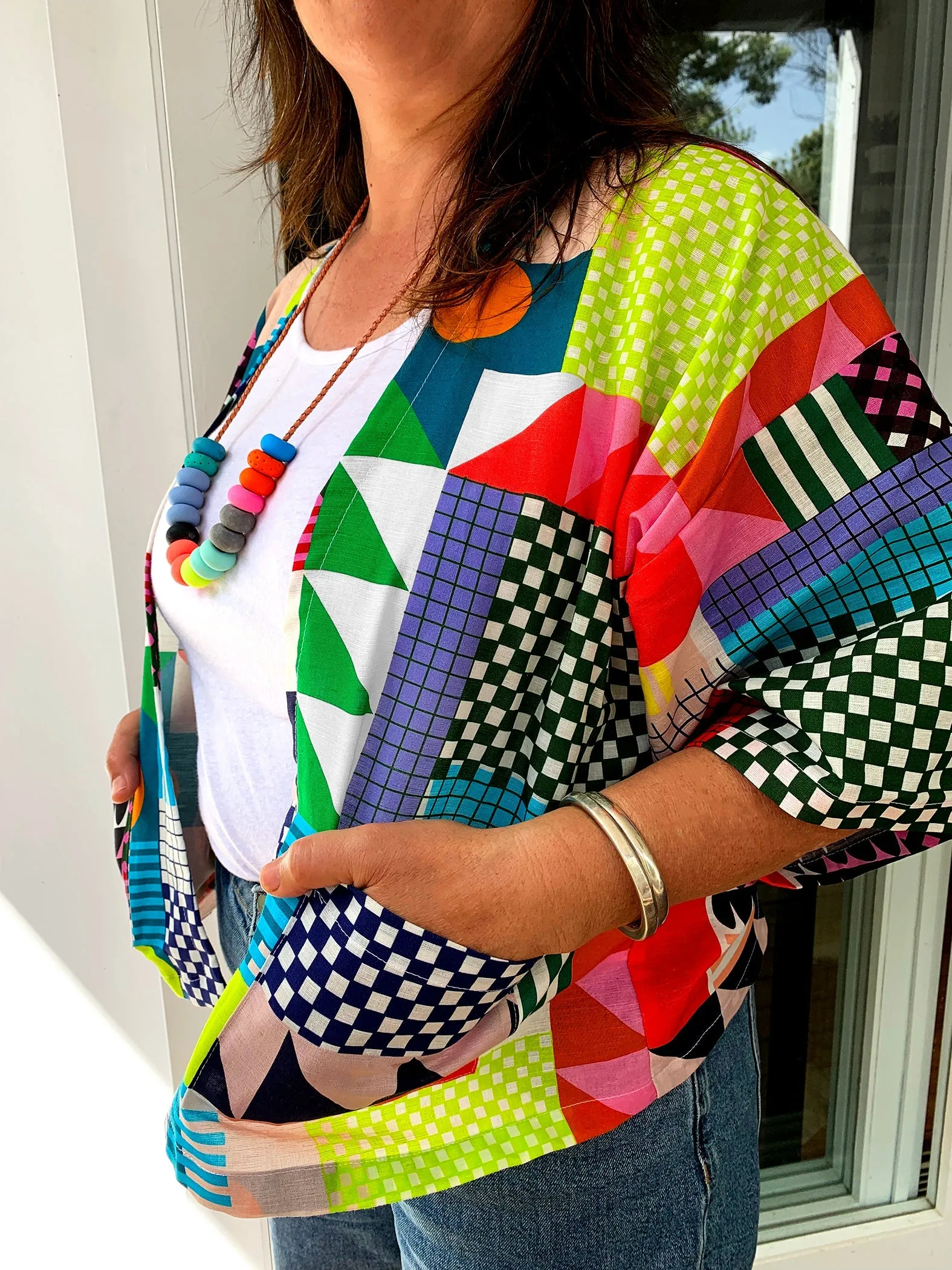 VERY LAST ONE!  Luminous Kimono 100% linen cotton