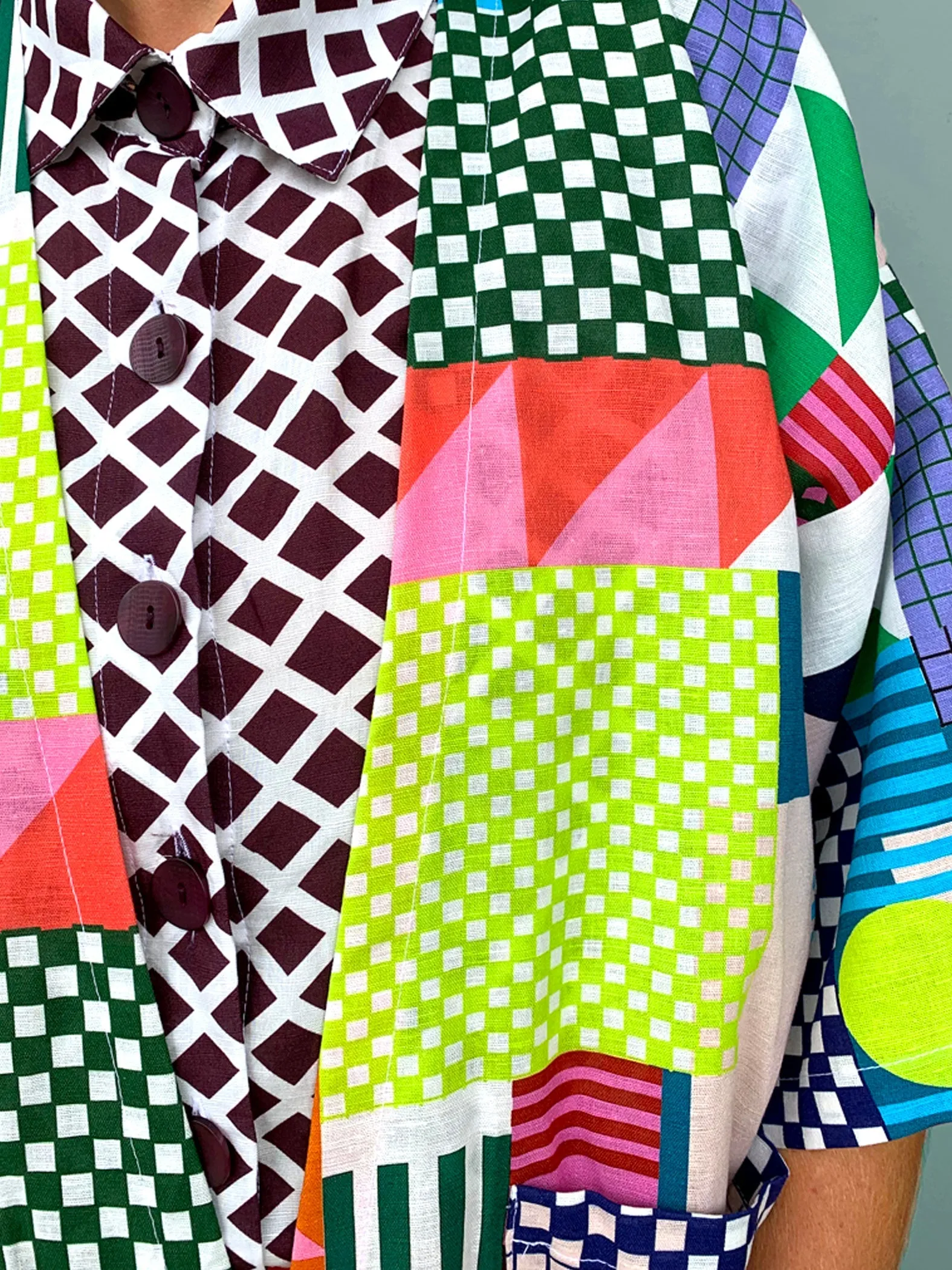 VERY LAST ONE!  Luminous Kimono 100% linen cotton