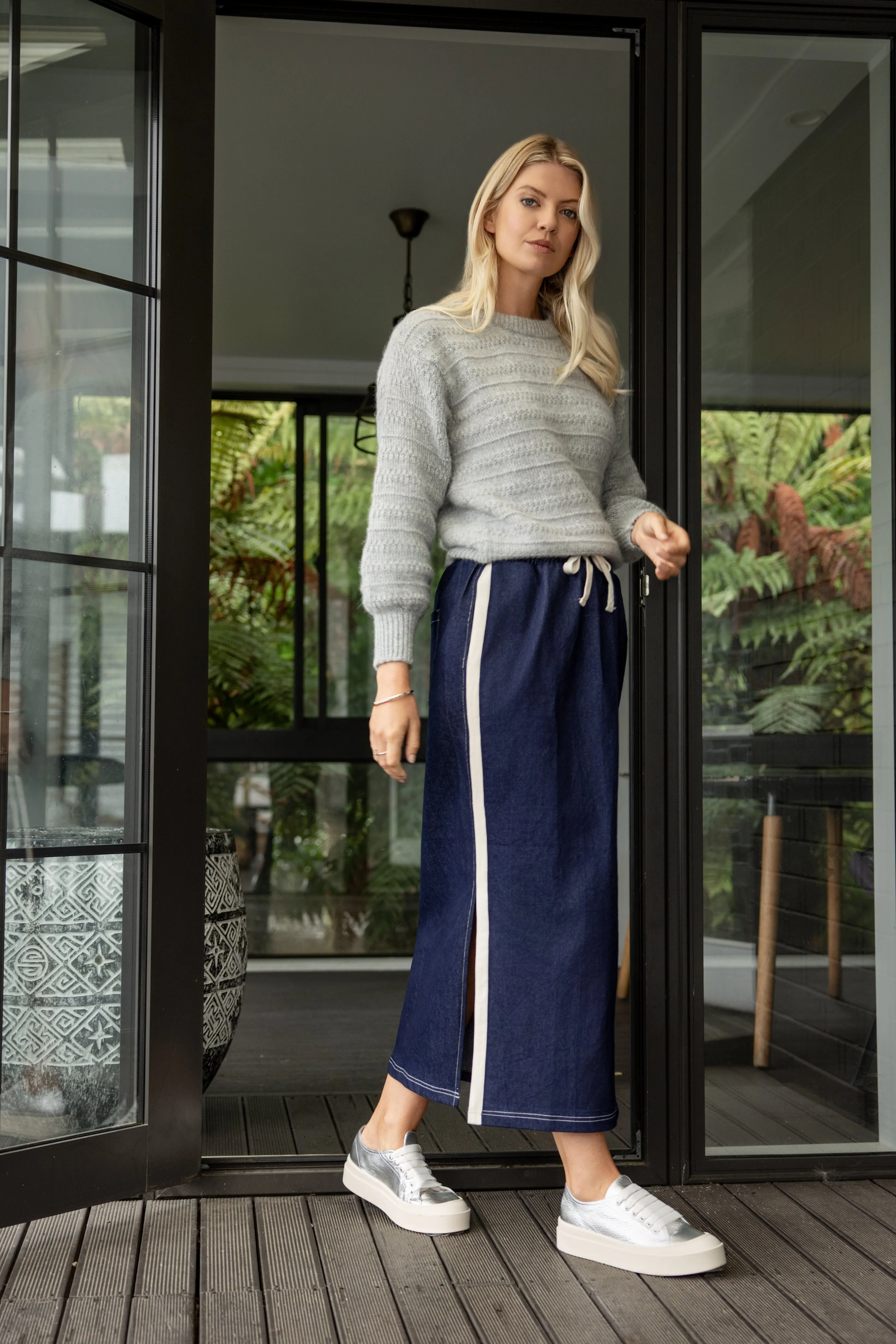 VIENNA DENIM SKIRT