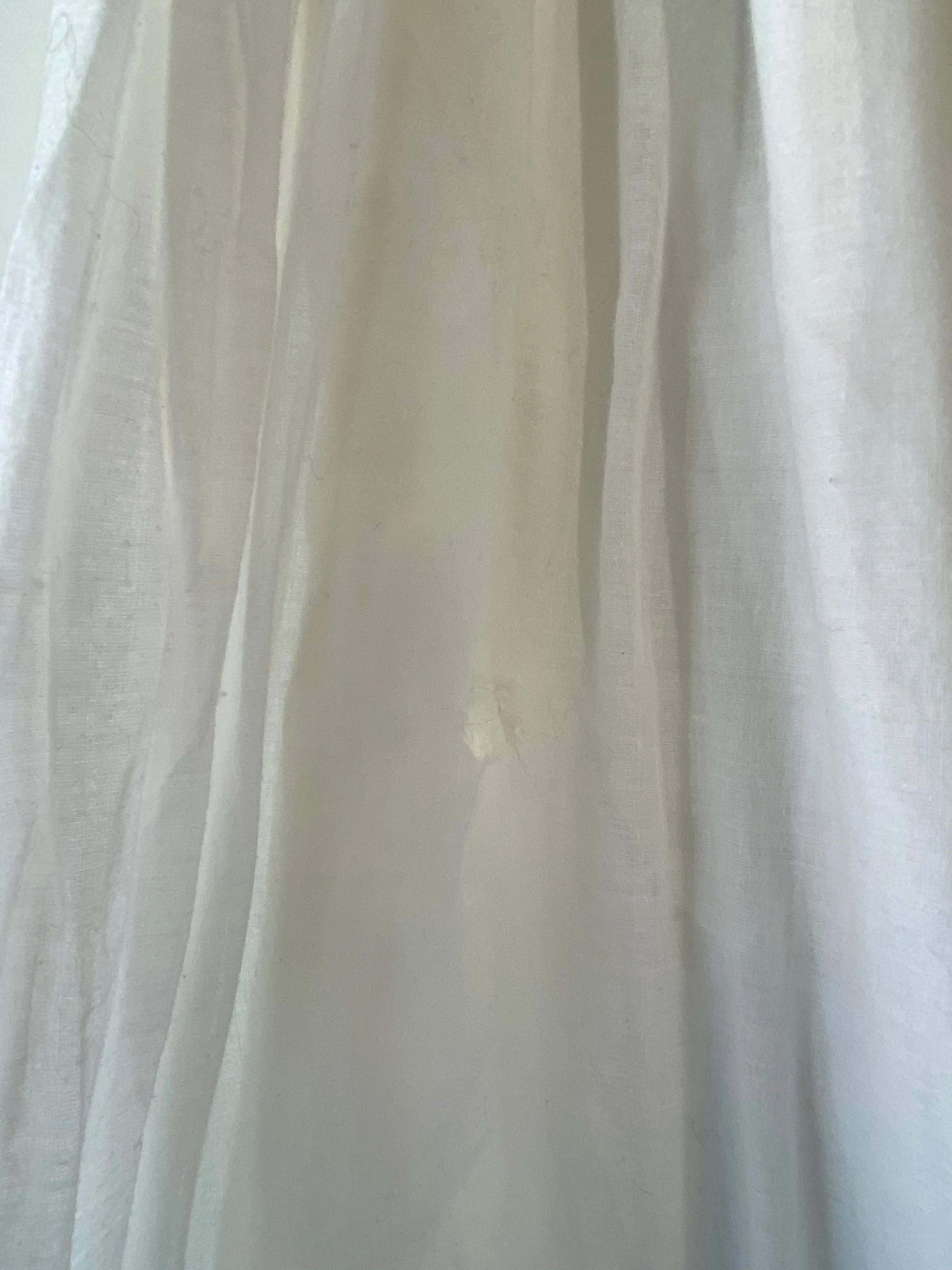 Vintage Bureaux White Ruffle Skirt