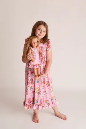 VINTAGE EASTER BUNNY NIGHTGOWN - PINK