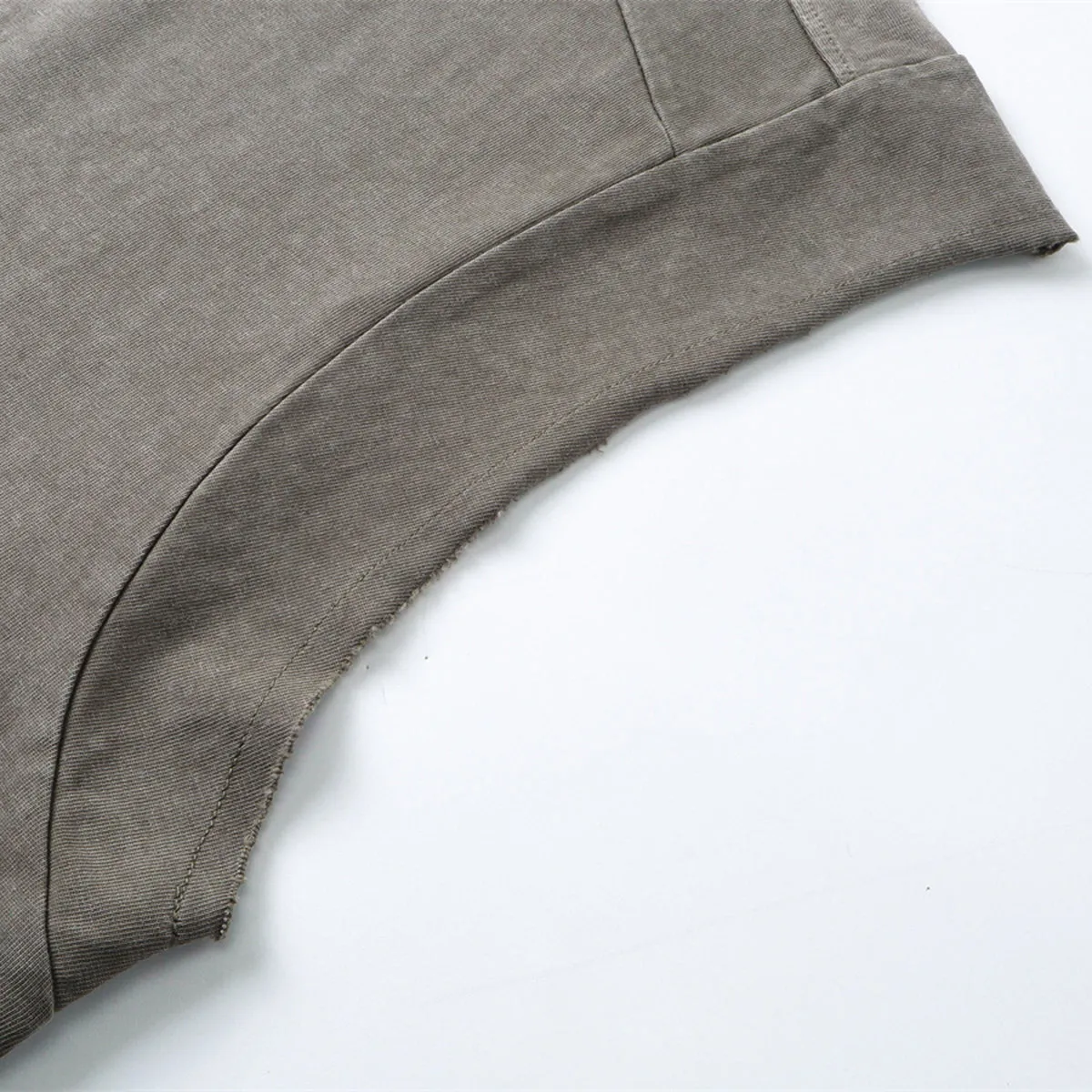 Vintage Raw Edge Sleeveless Tee 275gsm