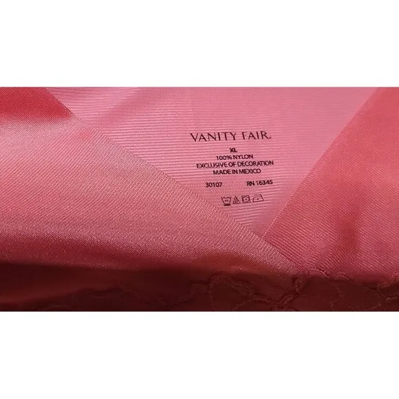 Vintage Vanity‎ Fair Robe 70s Pink Floral Long House Coat Snap Nightgown Small