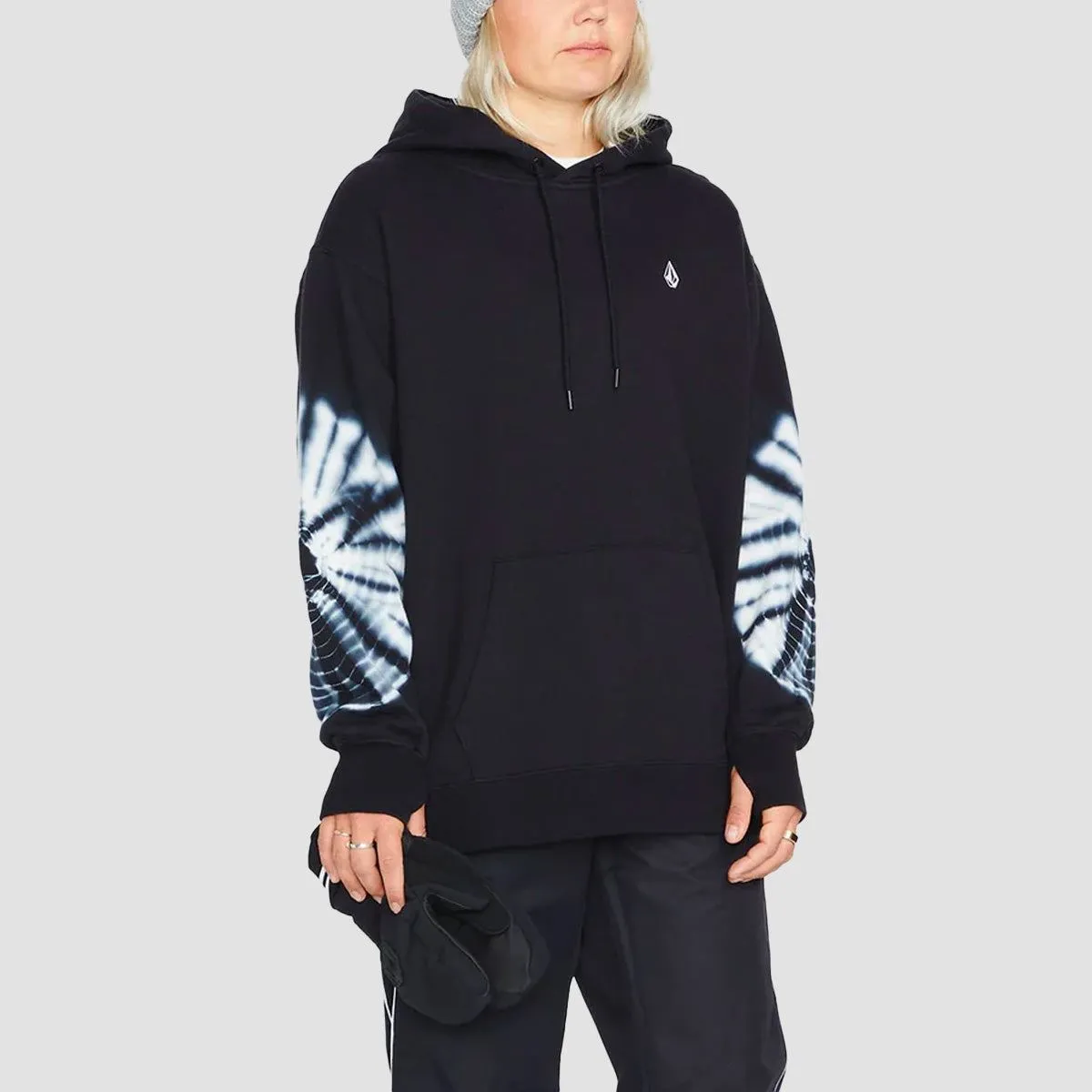Volcom Costus Pullover Hoodie Black - Womens