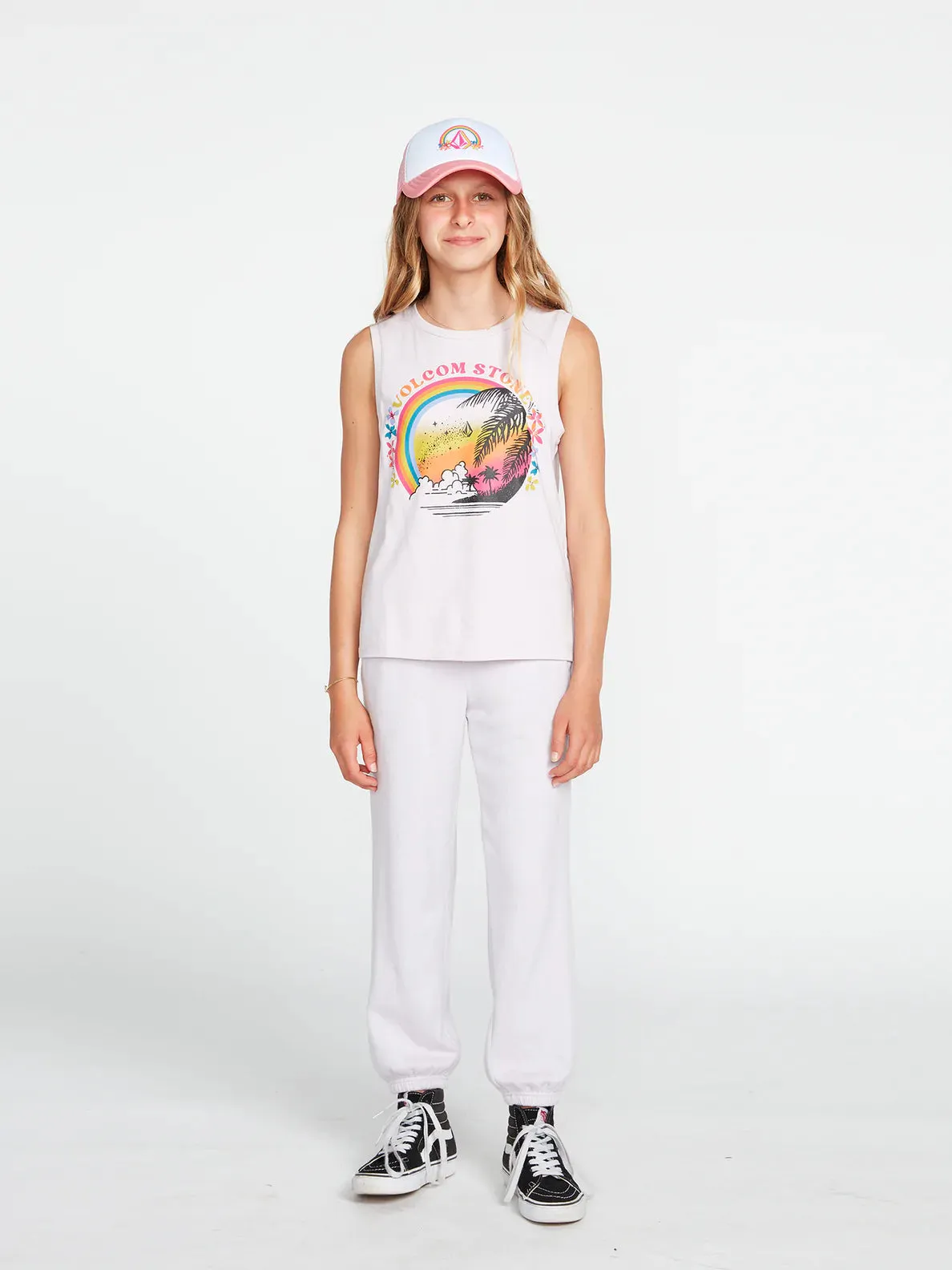 Volcom Girls Flexin Muscle Tank - Lavender