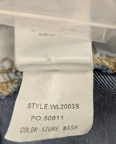 Wash Lab | NWOT Women's Selma Long Maxi Denim Skirt | Azure Wash | 32 = 14 Large