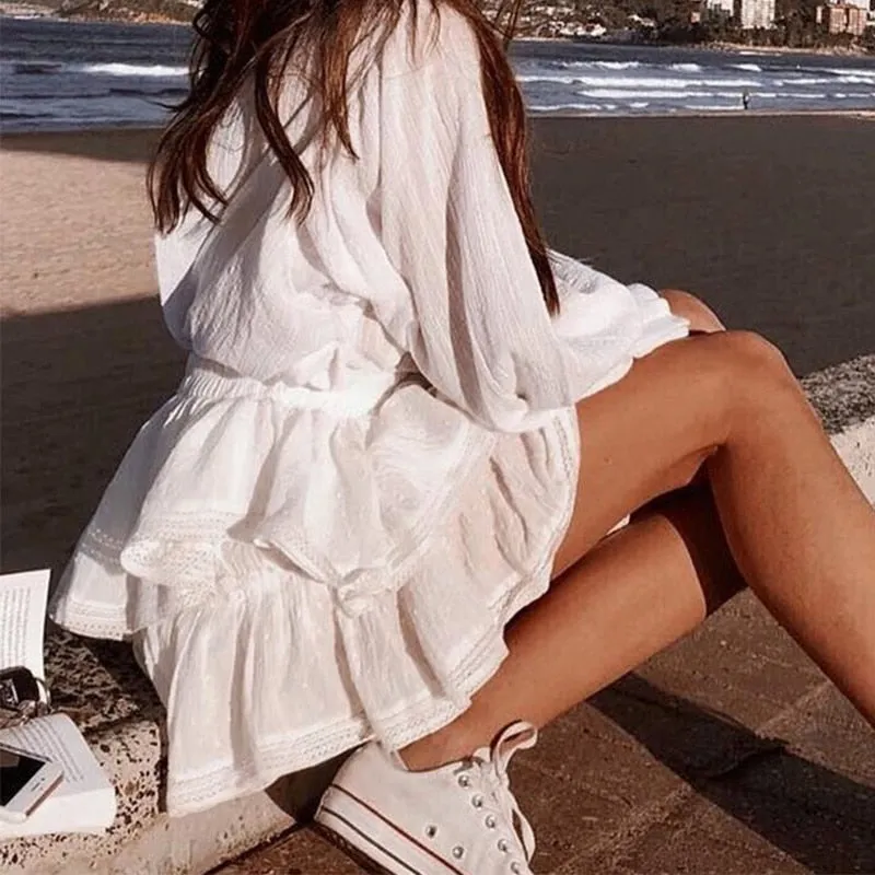 White Cotton Skirt