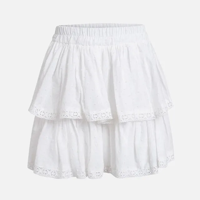White Cotton Skirt