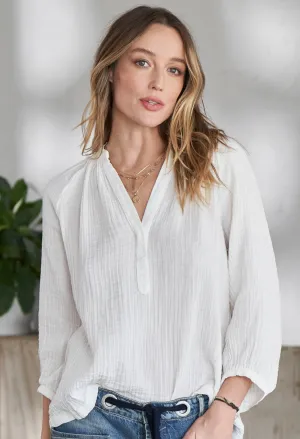 White Gauze Top