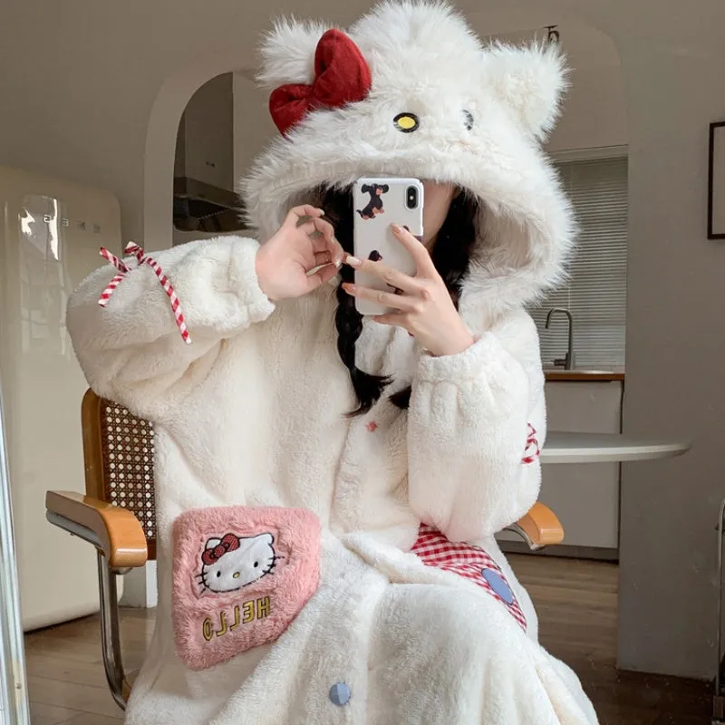 White plush pajamas  UB103