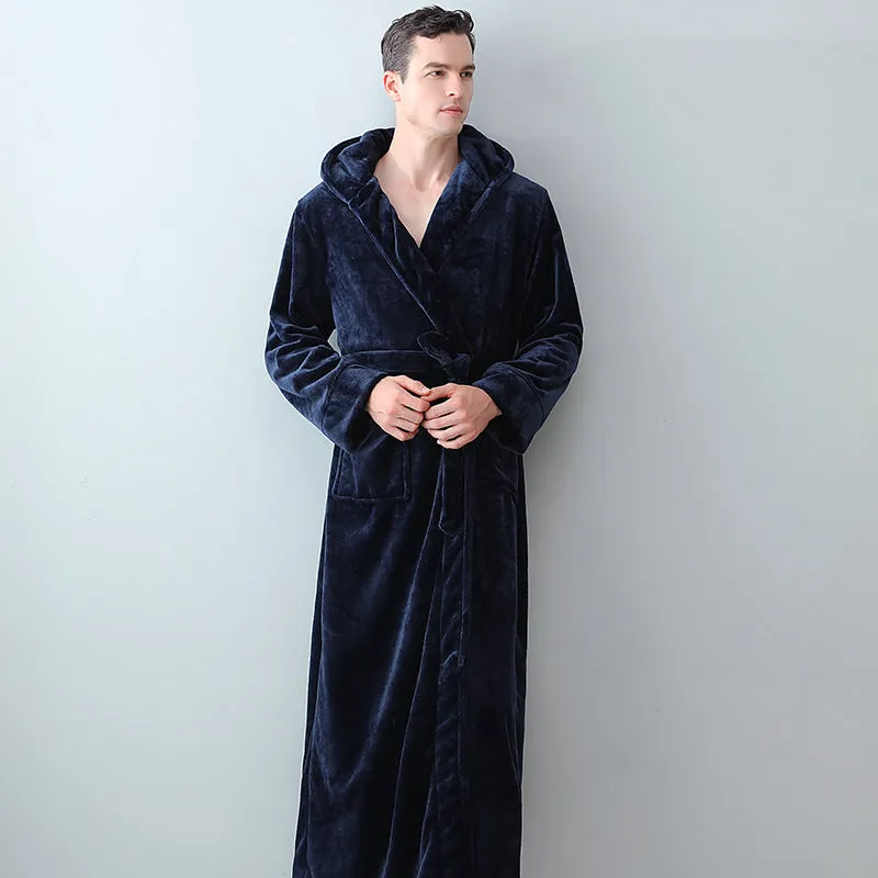 Winter Thick Coral Fleece Nightgown