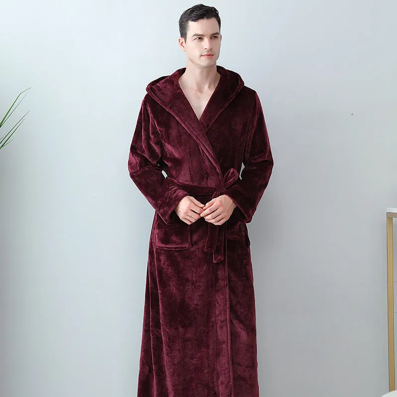 Winter Thick Coral Fleece Nightgown