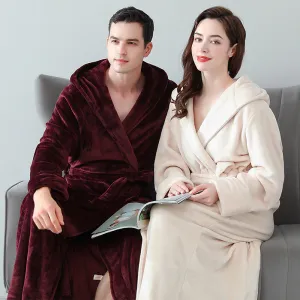 Winter Thick Coral Fleece Nightgown
