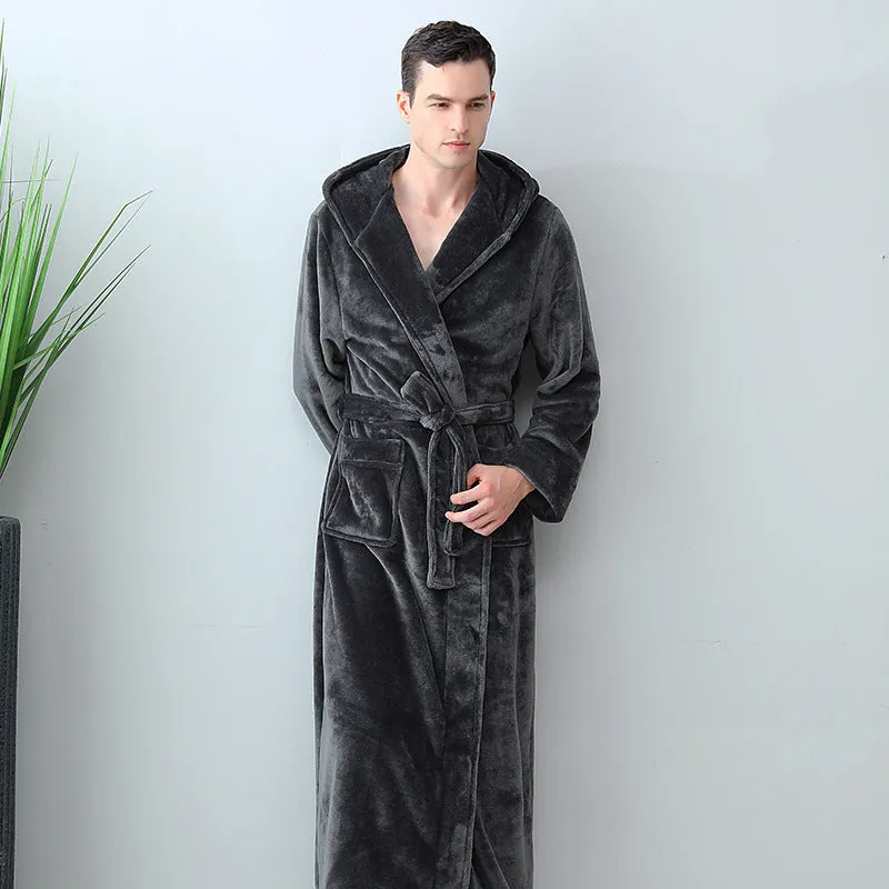 Winter Thick Coral Fleece Nightgown