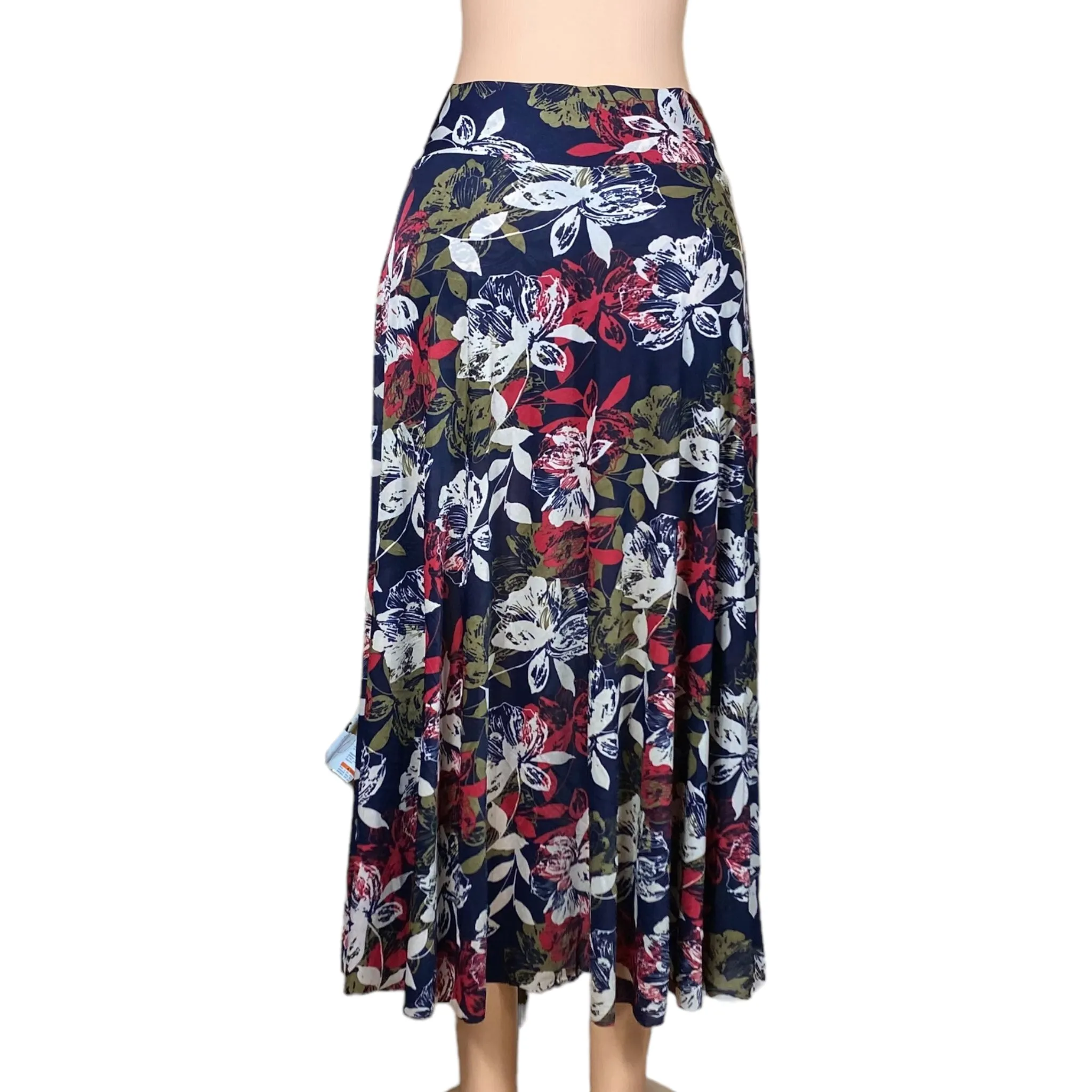 Women's Beach, Long, High waist, Midi Skirt with Short Inside