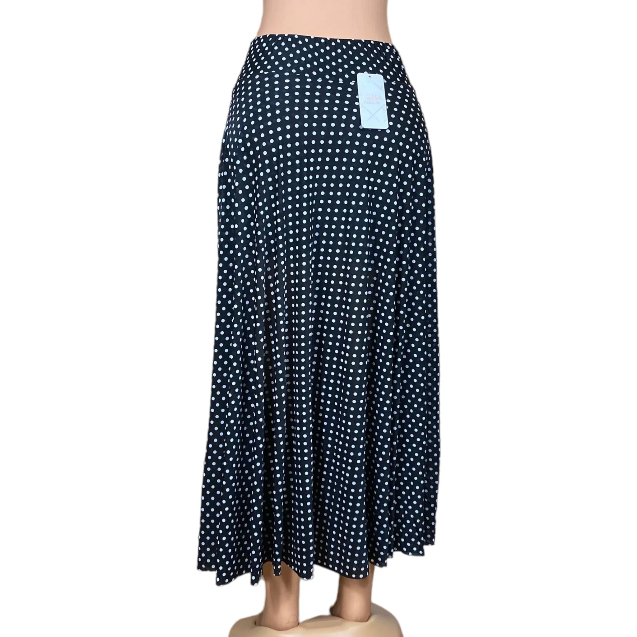 Women's Beach, Long, High waist, Midi Skirt with Short Inside