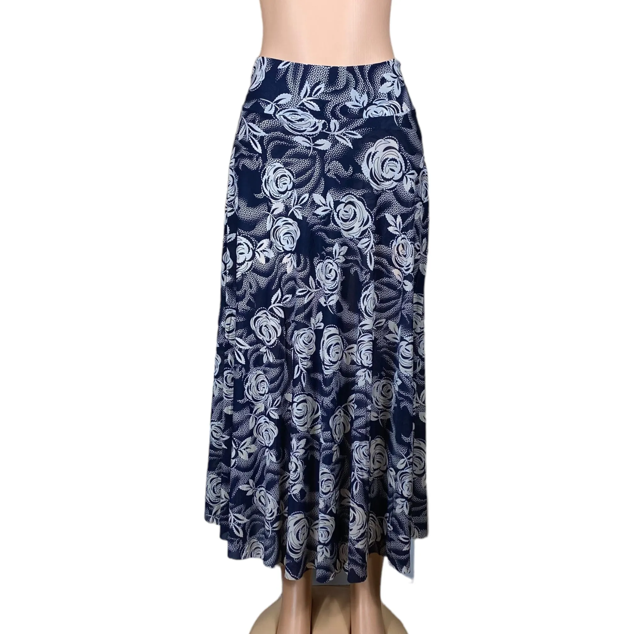 Women's Beach, Long, High waist, Midi Skirt with Short Inside
