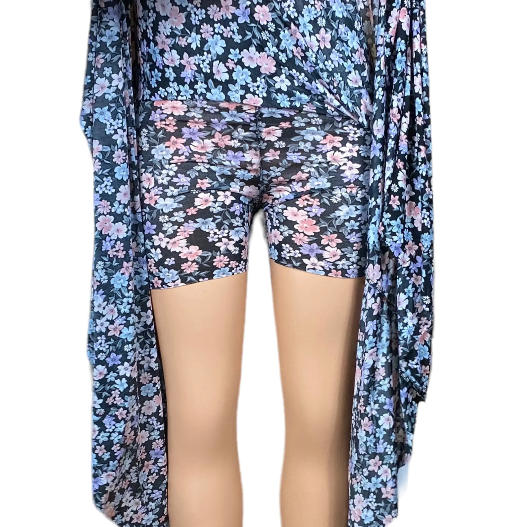 Women's Beach, Long, High waist, Midi Skirt with Short Inside