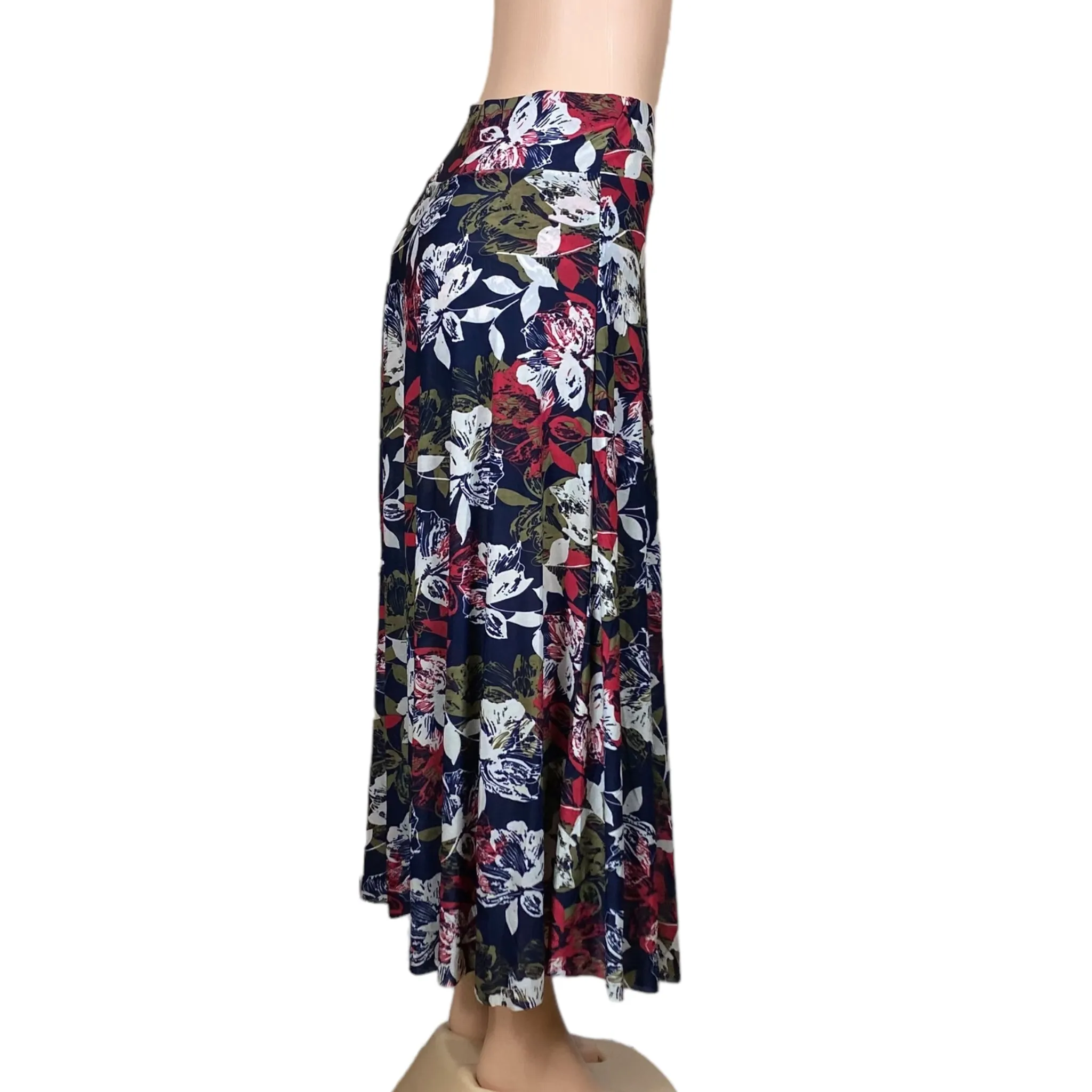 Women's Beach, Long, High waist, Midi Skirt with Short Inside