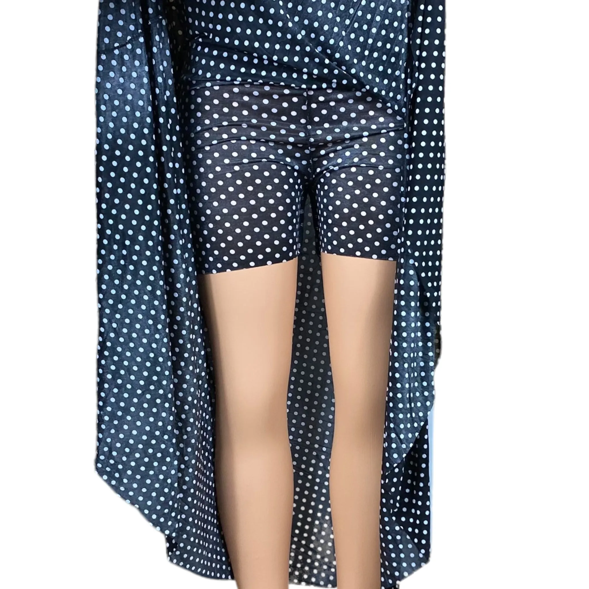 Women's Beach, Long, High waist, Midi Skirt with Short Inside