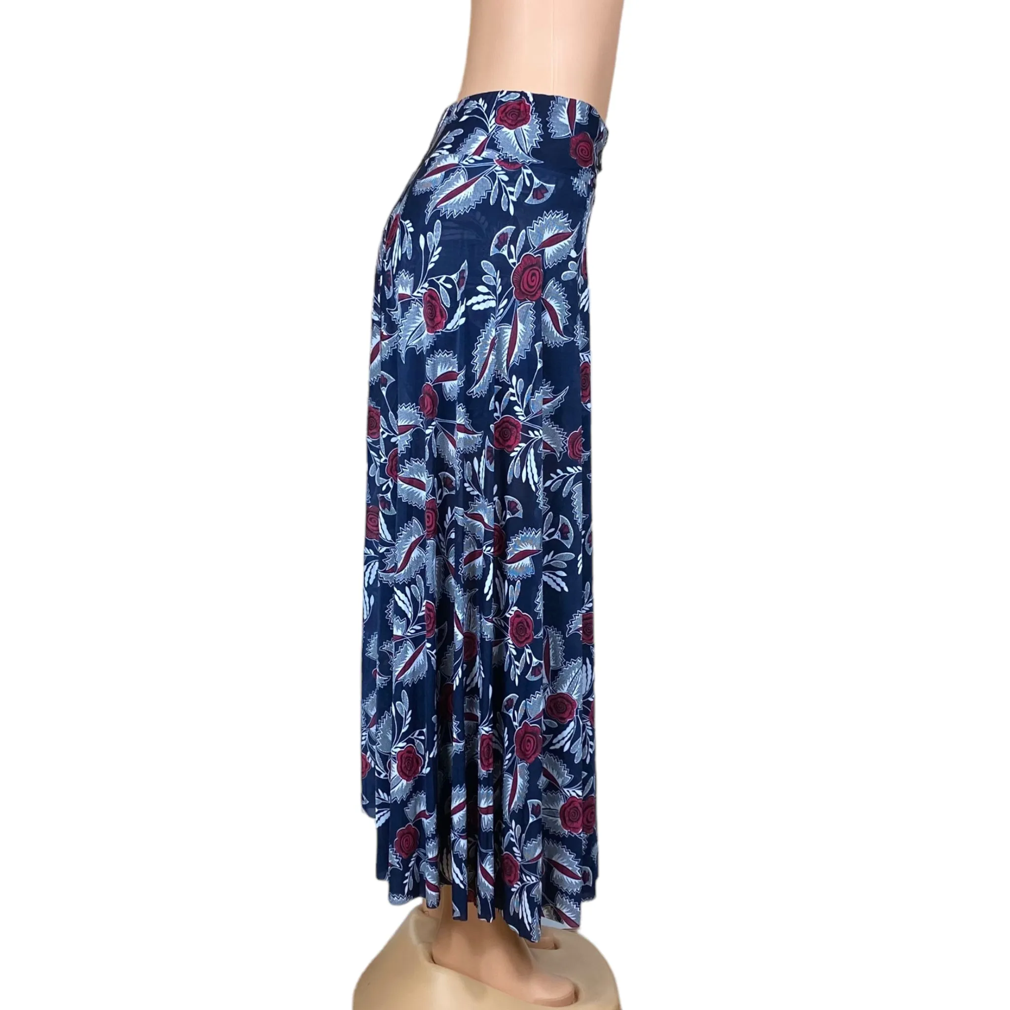 Women's Beach, Long, High waist, Midi Skirt with Short Inside