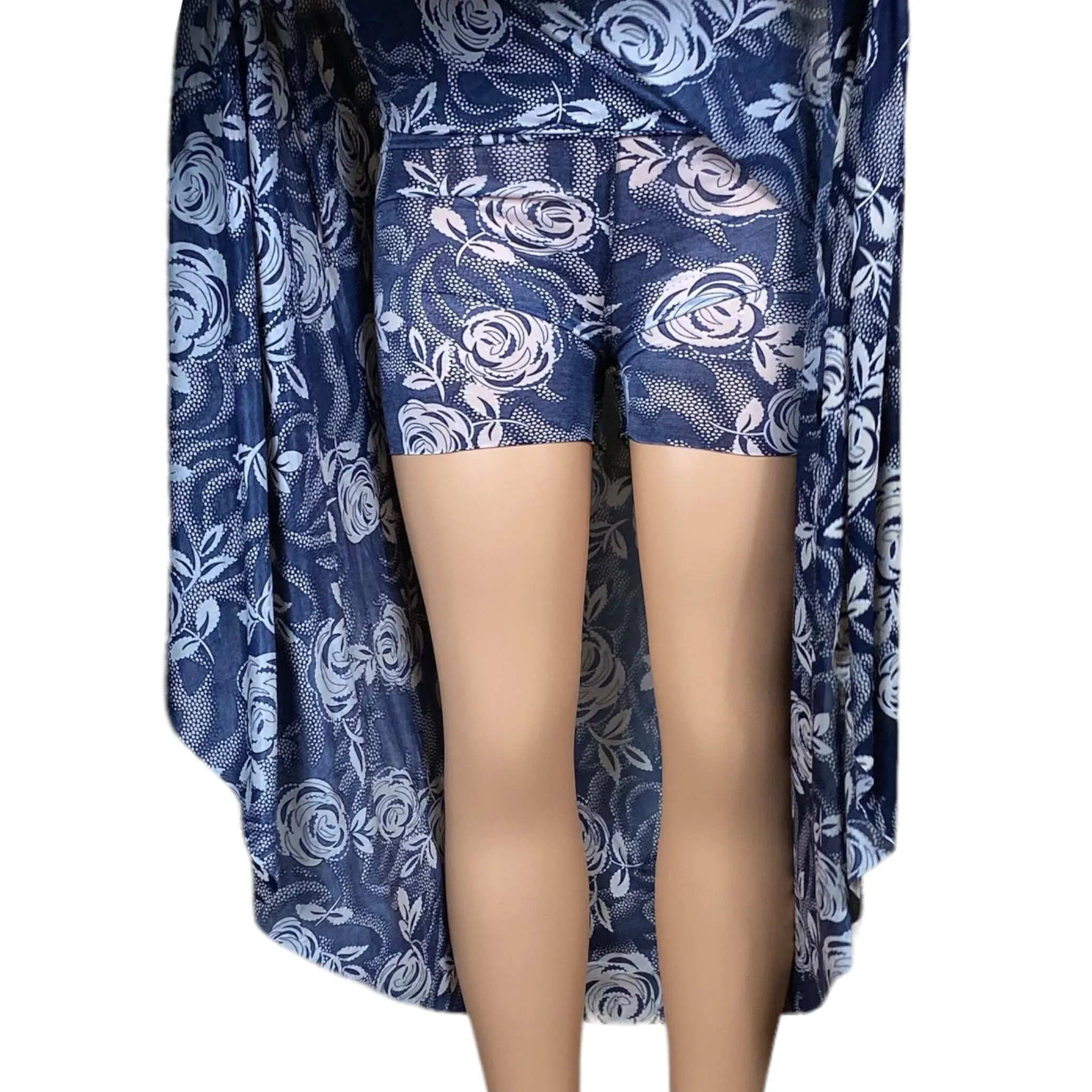 Women's Beach, Long, High waist, Midi Skirt with Short Inside